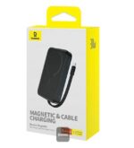 پاوربانک بیسوس مدل Magnetic Mini Wireless P1002210B113 ظرفیت 10000 میلی آمپر ساعت - Image 2