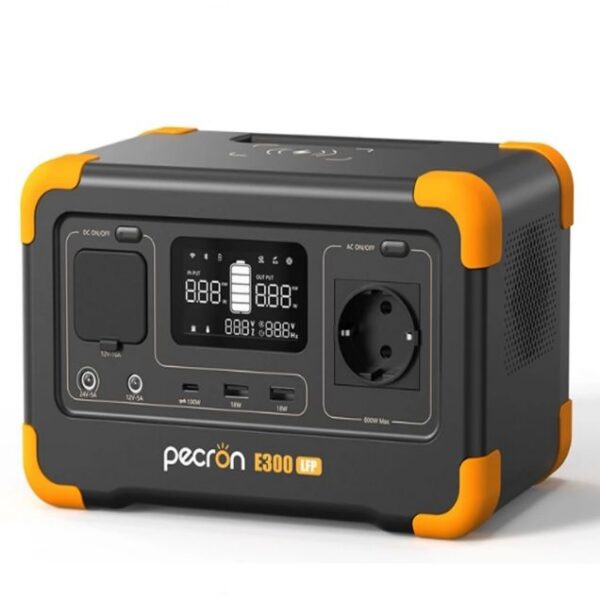 پاور استیشن پکرون مدل E300 LFP 600W ظرفیت 15000 میلی آمپر ساعت