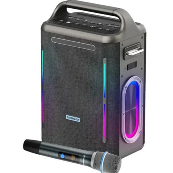 اسپیکر بلوتوثی پاورولوژی مدل Karaoke PWLAU013
