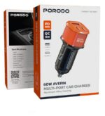 شارژر فندکی 60W فست سه پورت پرودو مدل CCR60W - Image 2