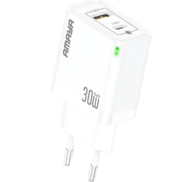 شارژر دیواری 30W آمایا مدل ACW-E46DC