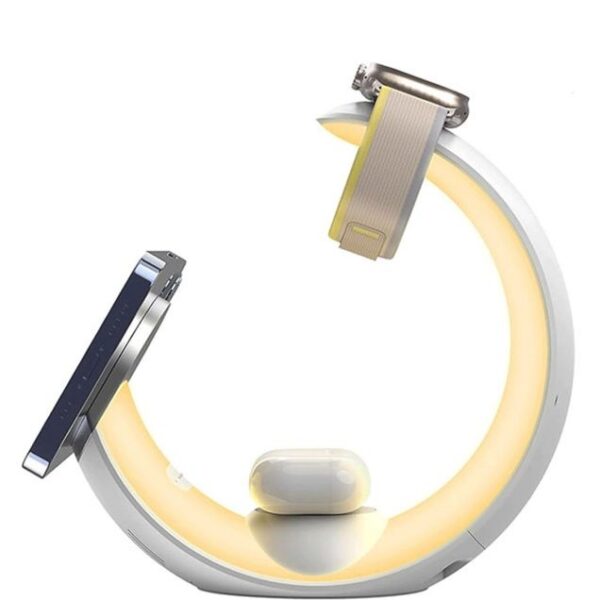 شارژر وایرلس گرین لاین مدل Moon Charge 4 in 1