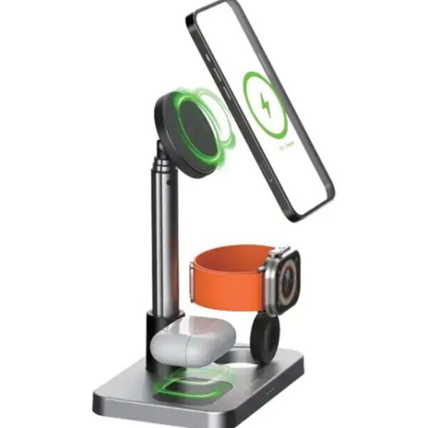 شارژر وایرلس گرین لاین مدل 3 در 1 Telescopic