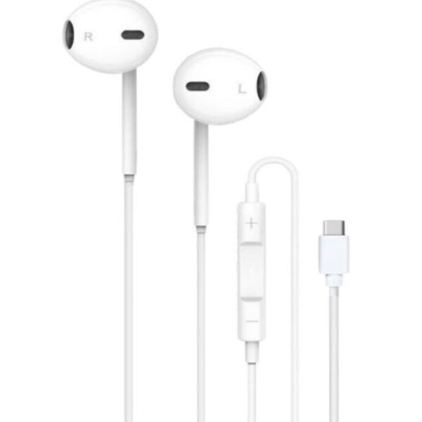 هندزفری سیمی گرین لاین مدل Stereo Earphone With Type-C Connector