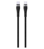 کابل شارژ فست تایپ سی به تایپ سی گرین لاین مدل GNUC2UCBC5BK طول 5 متر
