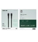 کابل شارژ فست تایپ سی به تایپ سی گرین لاین مدل GNUC2UCBC5BK طول 5 متر - Image 2