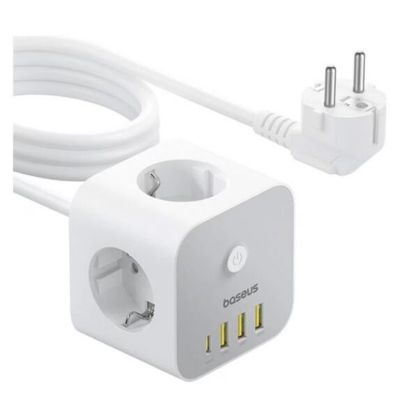 شارژر رومیزی 20W باسئوس مدل PowerCombo Cube