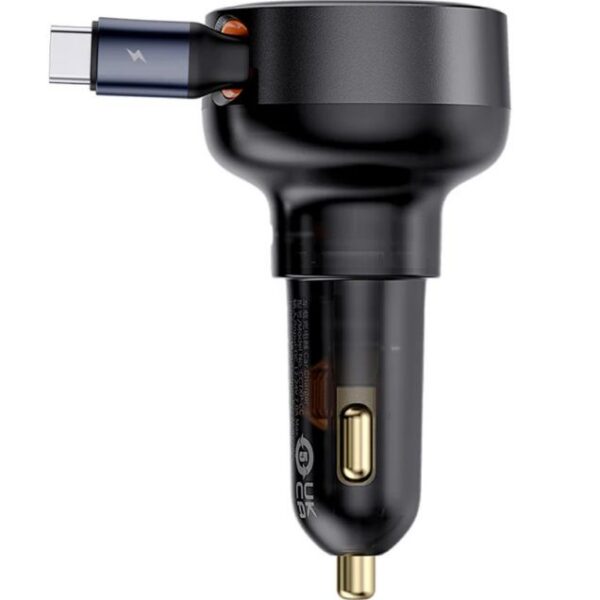 شارژر فندکی 60W باسئوس مدل Enjoyment Pro
