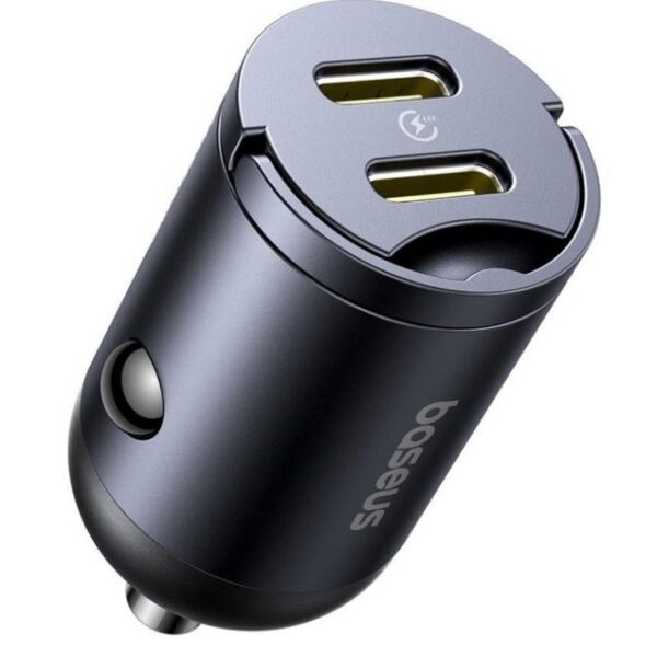 شارژر فندکی 30W فست باسئوس مدل Tiny Star