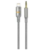 کابل تبدیل Lightning به AUX پرودو مدل PDCBL0029GYL طول 1.2 متر