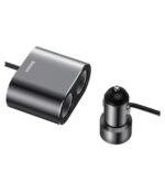 شارژر فندکی 80W فست دو پورت باسئوس مدل CRDYQ-01 - Image 2
