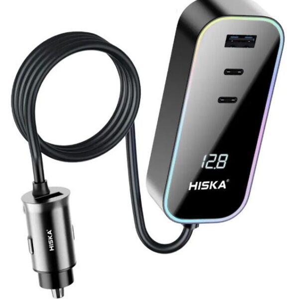 شارژر فندکی هیسکا 120 وات مدل HCC-328