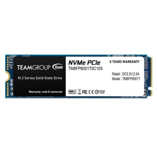 هارد اینترنال اس اس دی تیم گروپ مدل MP33 NVMe M.2 ظرفیت 1 ترابایت