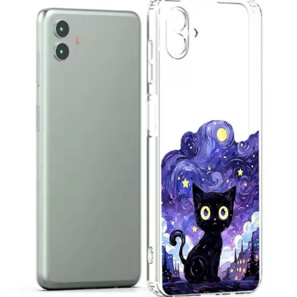 کاور طرح Purple Cat برای گوشی اپل Iphone 16