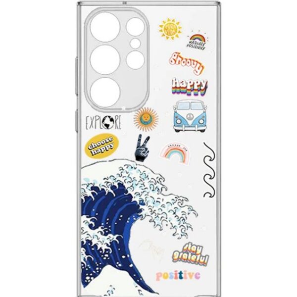 کاور طرح Wave برای گوشی سامسونگ Galaxy S25 Ultra