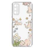 کاور طرح Cat & Flowers برای گوشی سامسونگ Galaxy S20 Fe