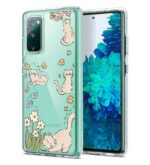 کاور طرح Cat & Flowers برای گوشی سامسونگ Galaxy S20 Fe - Image 2