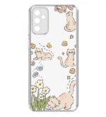 کاور طرح Cat & Flowers برای گوشی سامسونگ Galaxy A13 5G