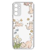 کاور طرح Cat & Flowers برای گوشی سامسونگ Galaxy A35