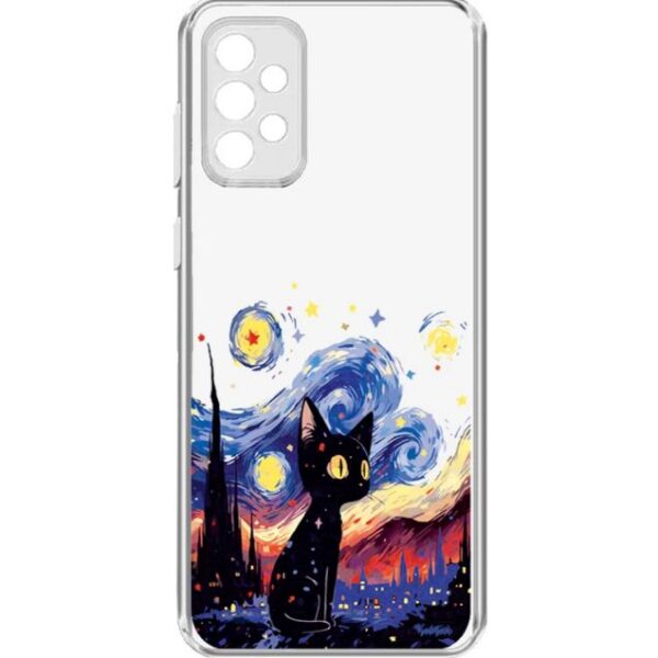 کاور طرح Black Cat برای گوشی سامسونگ Galaxy A52/52S
