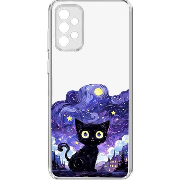 کاور طرح Purple Cat برای گوشی سامسونگ Galaxy A73