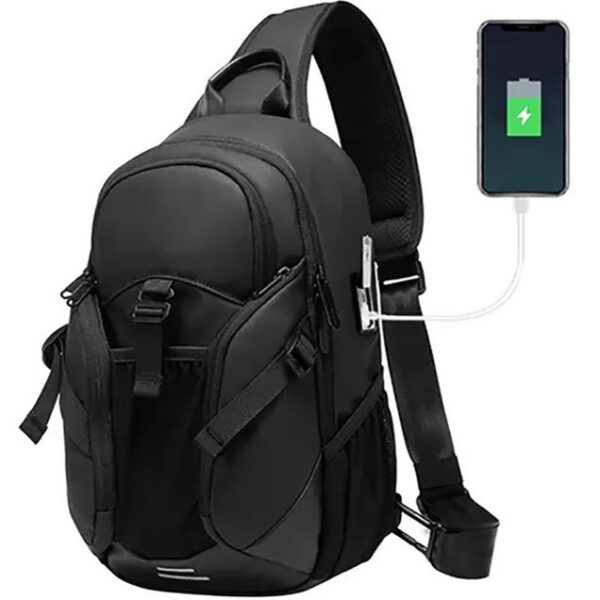 کیف کراس بادی ضد آب دارای USB بنج مدل BG-77120