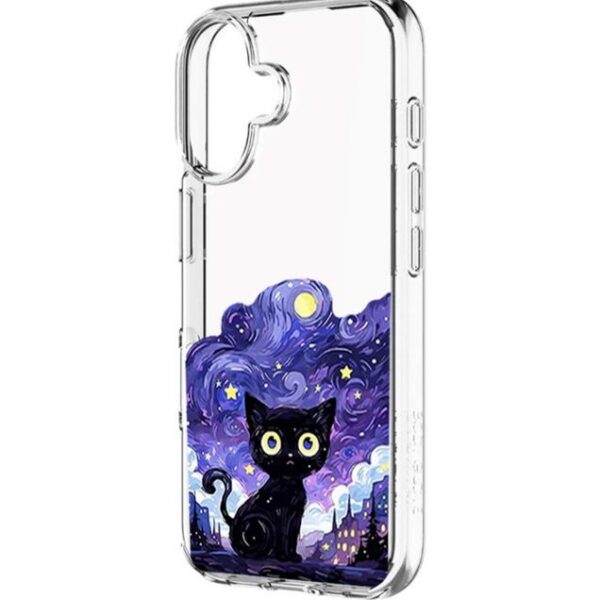 کاور طرح Purple Cat برای گوشی اپل Iphone 17