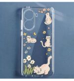 کاور طرح Cat & Flower برای گوشی شیائومی Poco X7 Pro - Image 2
