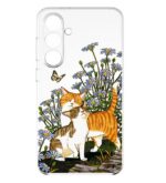 کاور طرح Cat & Butterfly برای گوشی سامسونگ Galaxy S25 FE