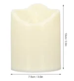 شمع ال ای دی مدل شعله متحرک کد 10 مجموعه 2 عددی - Image 3