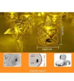 شمع ال ای دی کریستالی شفاف مدل Diamond مجموعه 6 عددی - Image 2