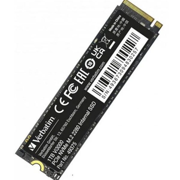 هارد اینترنال اس اس دی ورباتیم مدل Vi3000 PCIe Gen3 x4 ظرفیت 1 ترابایت