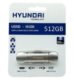 هارد SSD اکسترنال هیوندای مدل H100 ظرفیت 512 گیگابایت - Image 3