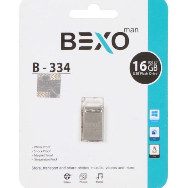 فلش مموری بکسو مدل B-334 USB 2.0 ظرفیت 16 گیگابایت