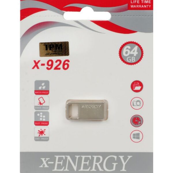 فلش مموری ایکس انرژی مدل X-926 USB2.0 ظرفیت 64 گیگابایت
