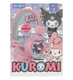 هدفون بلوتوثی فانتزی مدل Kuromi AH-807Y - Image 4