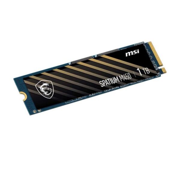 هارد دیسک اینترنال ام اس آی مدل SPATIUM M450 SSD Pcle 4.0 NVMe M.2 ظرفیت 1 ترابایت
