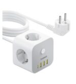 شارژر رومیزی 20W باسئوس مدل PowerCombo Cube