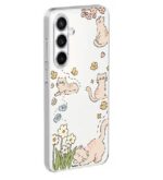 کاور طرح Cat & Flowers برای گوشی سامسونگ Galaxy A37 - Image 2