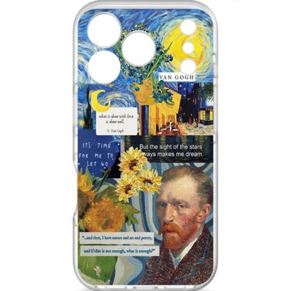 کاور طرح Van Gogh برای گوشی اپل Iphone 17 Pro Max