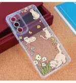 کاور طرح Cat & Flower برای گوشی سامسونگ Galaxy A34 - Image 2