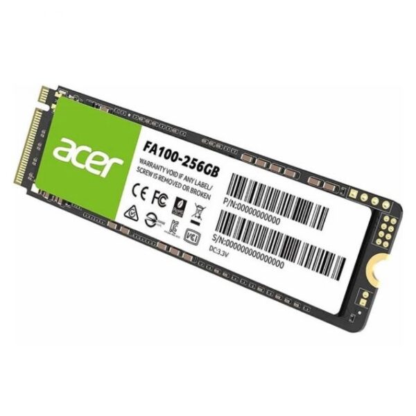 هارد SSD اینترنال PCIe Gen3 x4 ایسر مدل FA100 ظرفیت 256 گیگابایت