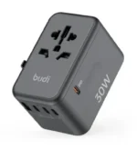 شارژر دیواری بودی 30 وات مدل AC355B30 با خروجی USB و USB-C