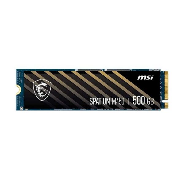 هارد دیسک اینترنال ام اس آی مدل SPATIUM M450 SSD Pcle 4.0 NVMe M.2 ظرفیت 500 گیگابایت