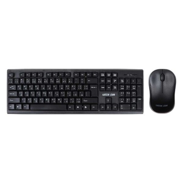 کیبورد و ماوس بی سیم گرین لاین مدل Gnws24gkeymbk