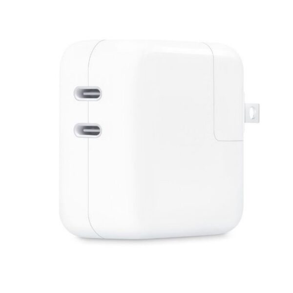 شارژر دیواری اپل 35 وات مدل A2305 (دو پورت)
