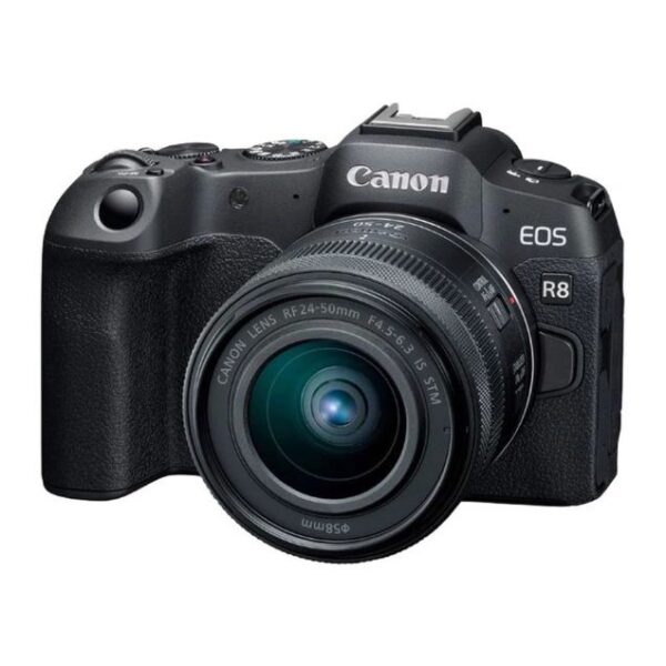 دوربین عکاسی بدون آینه کانن مدل EOS R8 با لنز RF 24-50 میلی متری F4.5-6.3 IS STM