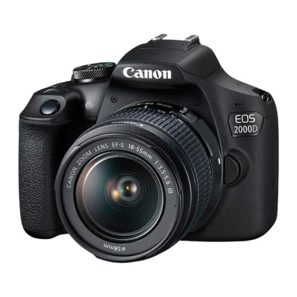 دوربین عکاسی کانن مدل EOS 2000D با لنز 18-55 میلی‌متری DC III