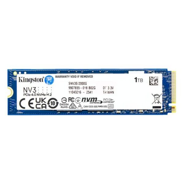 هارد اینترنال اس اس دی PCIe Gen4 x4 کینگستون مدل NV3 ظرفیت 1 ترابایت