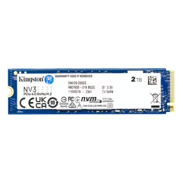 هارد اینترنال اس اس دی PCIe Gen4 x4 کینگستون مدل NV3 ظرفیت 2 ترابایت